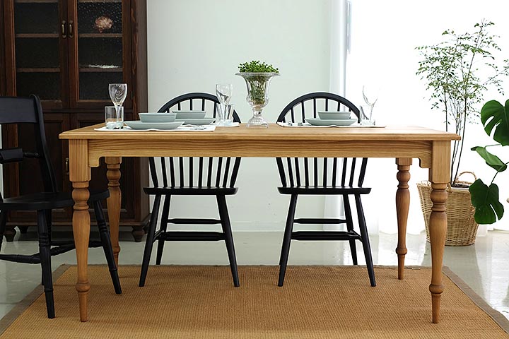 <STD>ターンドレッグダイニングテーブル　*フレンチスタイル*